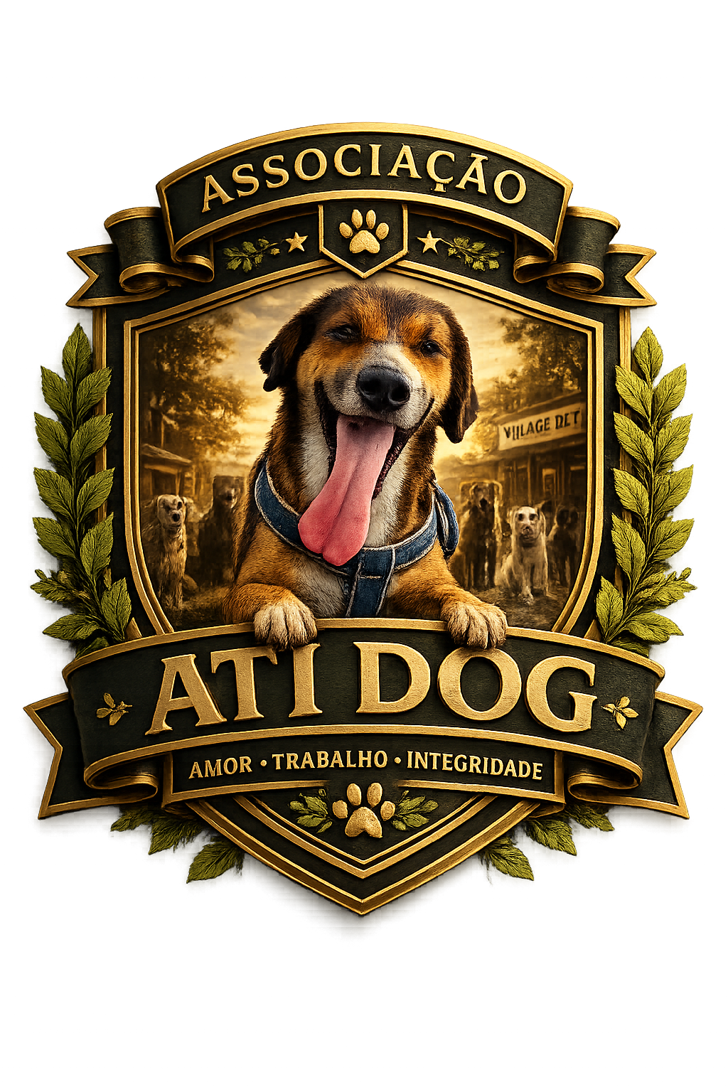 Logótipo da Associação ATI DOG